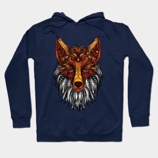 Mandala FOX  colorful cute animal Hoodie